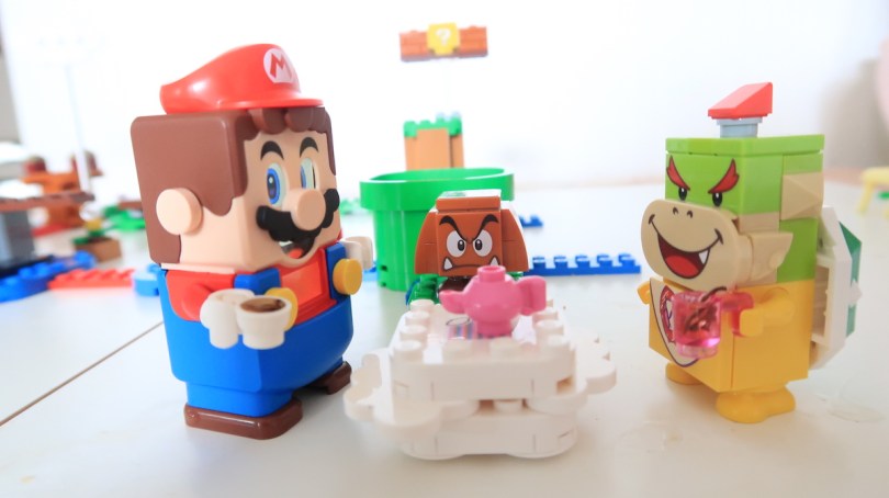 mario bowser tea time